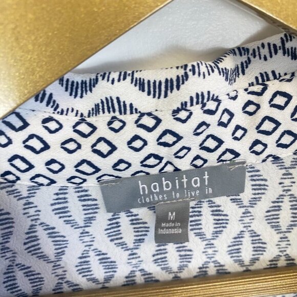 Habitat Clothes to Live In Geometric Button Down Top - Picture 4 of 15